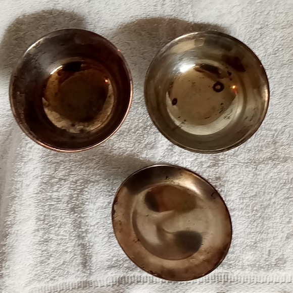 Vintage Paul Revere reproduction Oneida silversmith candy bowls - Picture 4 of 6